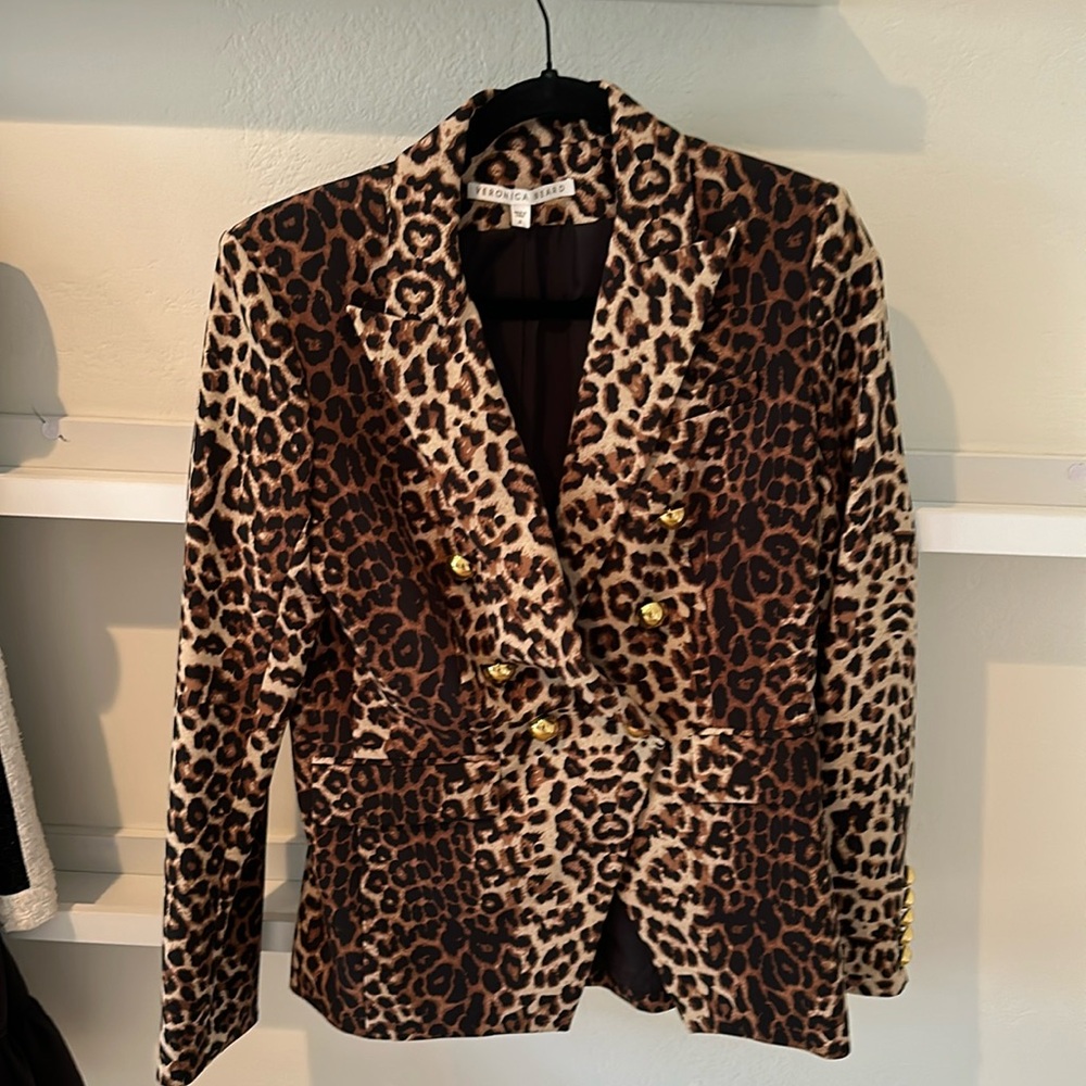 Leopard Blazer